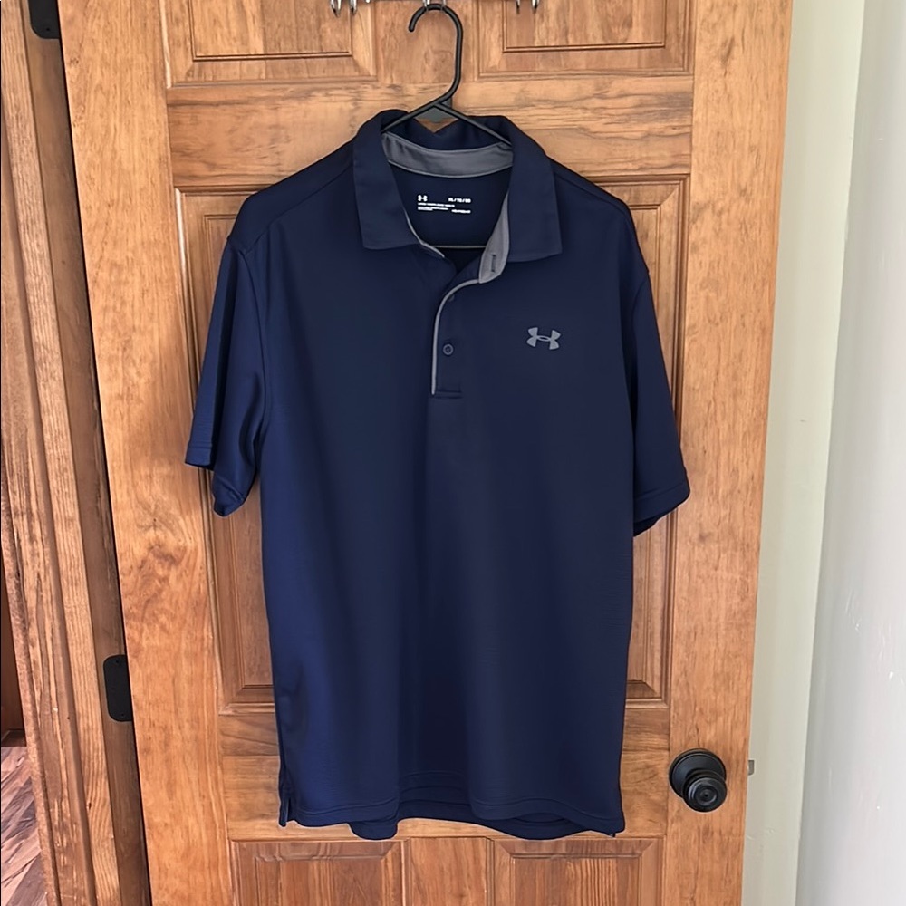 Under Armour Men's Dark Blue Polo Shirt